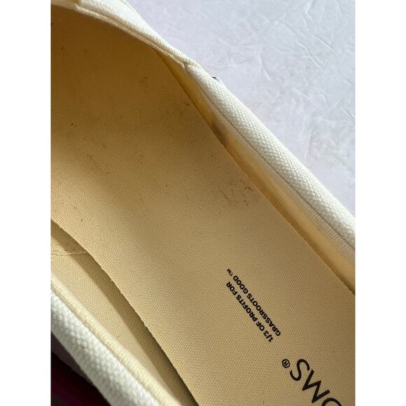 TOMS Alpargata Platform Espadrille Rainbow Canvas Womens Size 12 - Picture 11 of 11